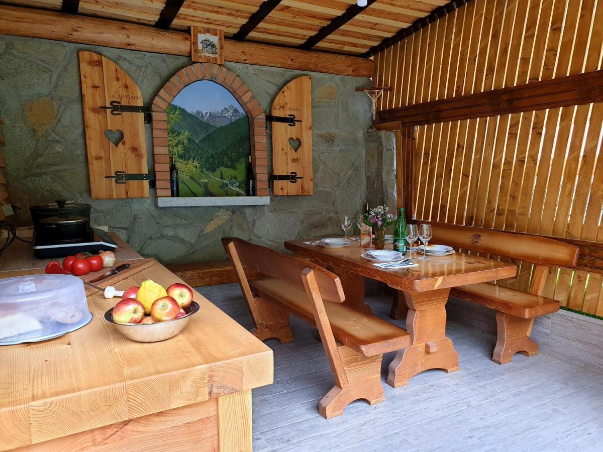 Apartment And Garden House Among The Mountains Podbrdo Buitenkant foto