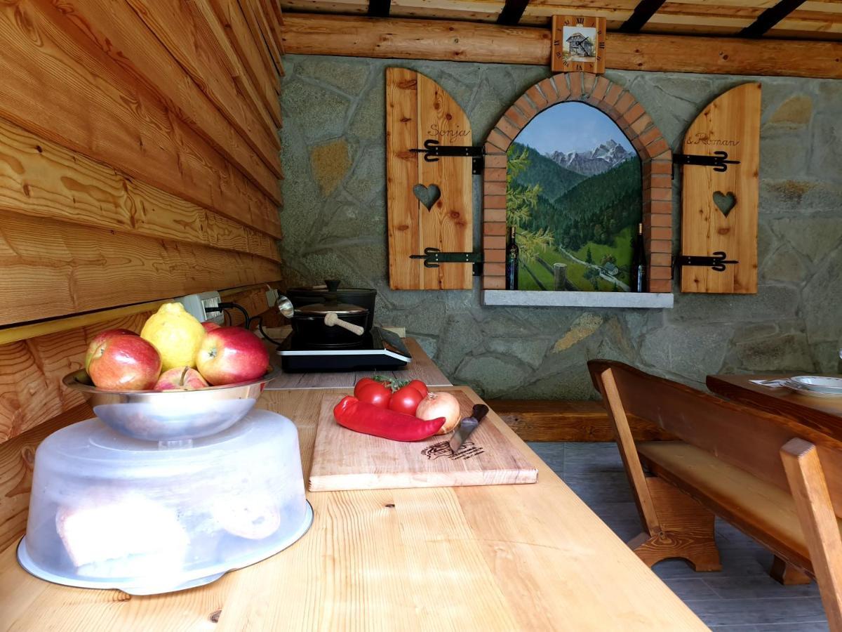 Apartment And Garden House Among The Mountains Podbrdo Buitenkant foto
