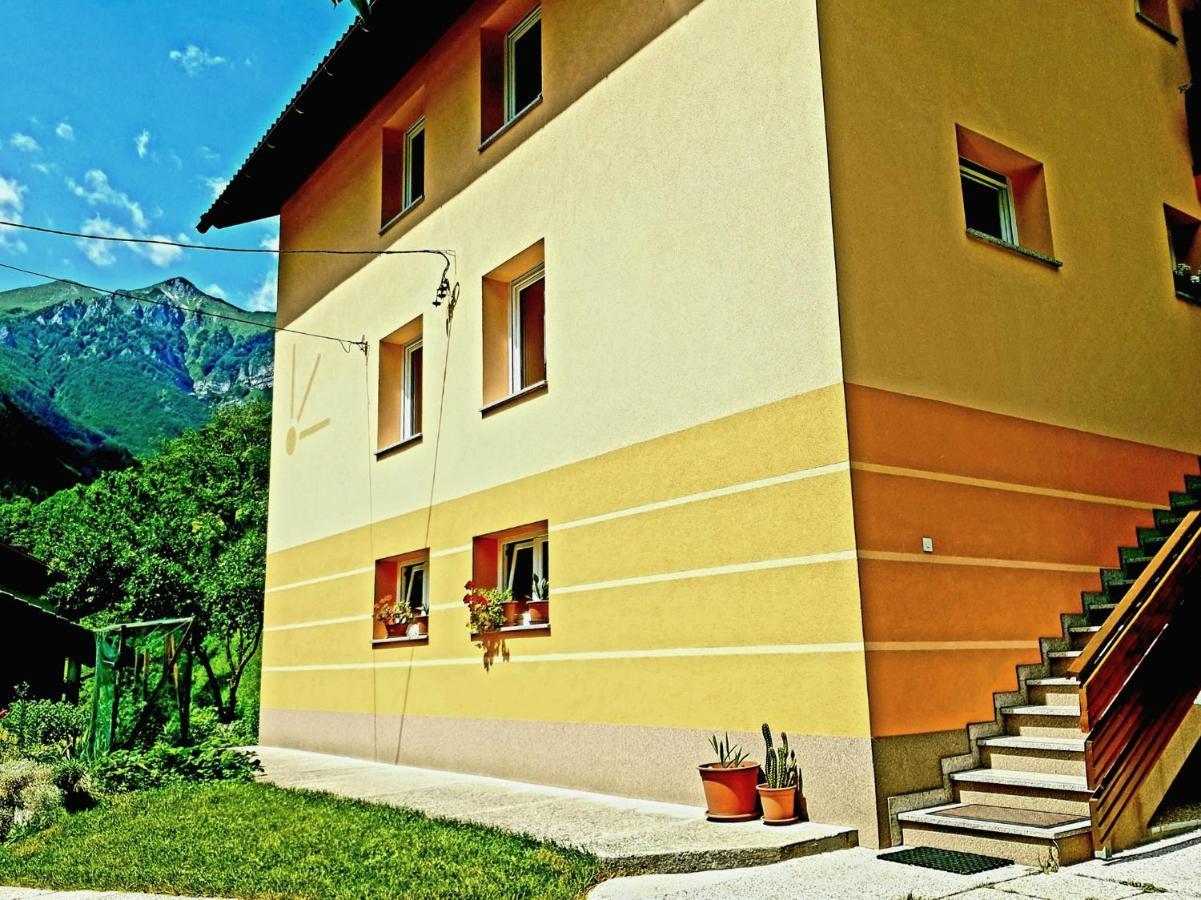 Apartment And Garden House Among The Mountains Podbrdo Buitenkant foto